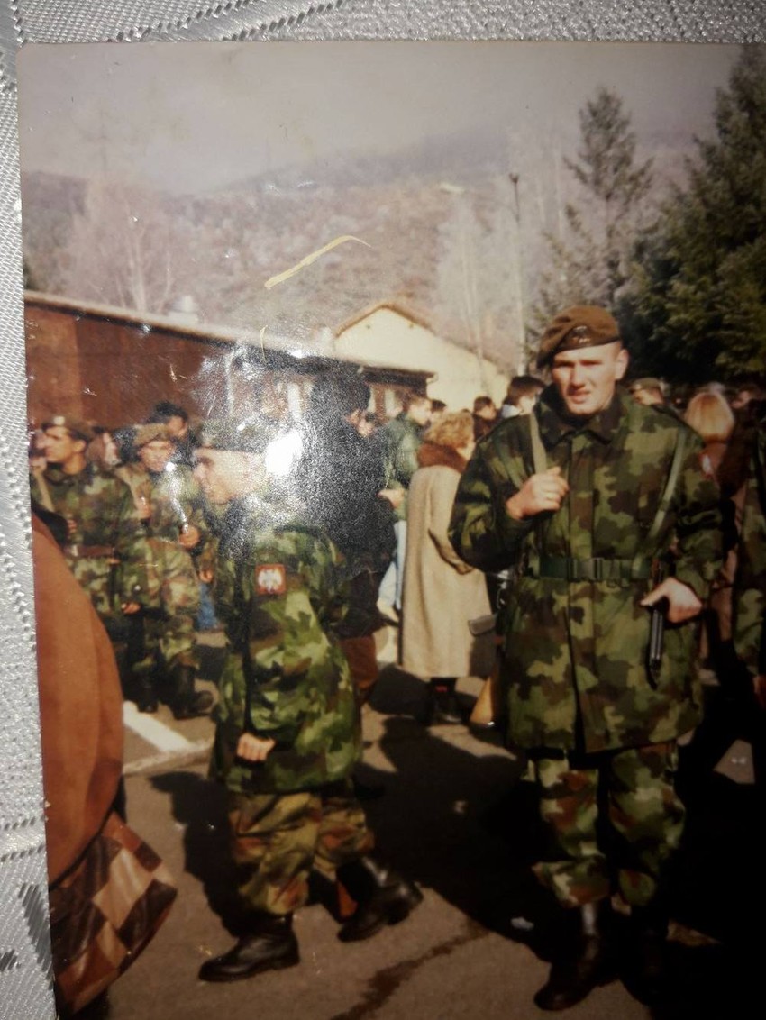 Enis Suljević u vojsci