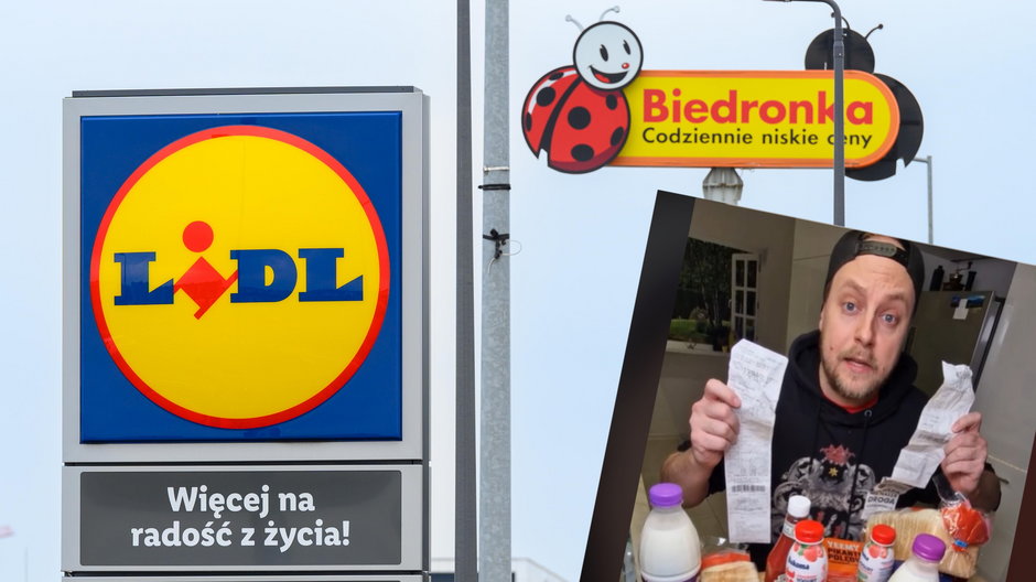 Lidl czy Biedronka? Znany youtuber sprawdził, gdzie faktycznie jest taniej