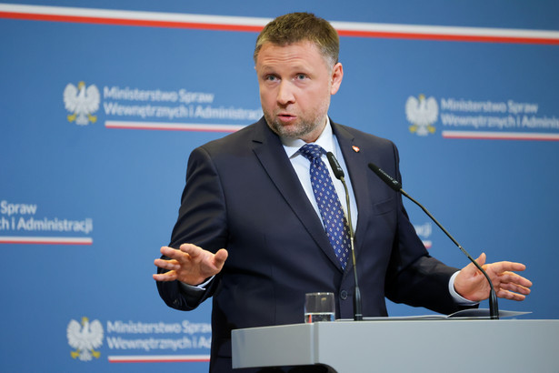 Minister spraw wewnętrznych i administracji Marcin Kierwiński