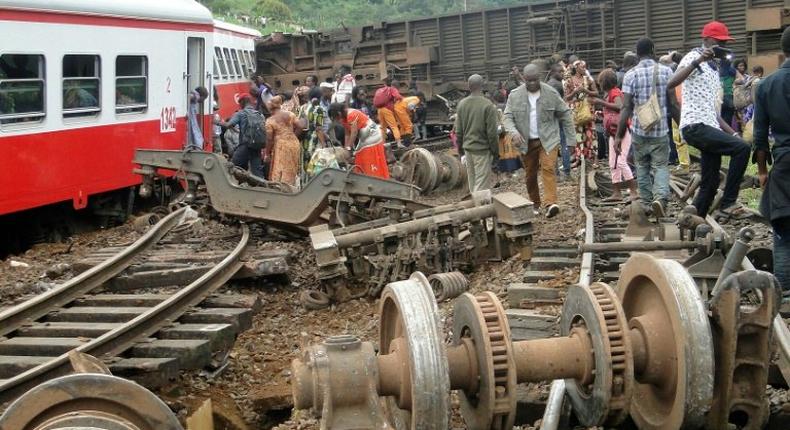 The train was travelling between Cameroon's two main cities, Douala and Yaounde