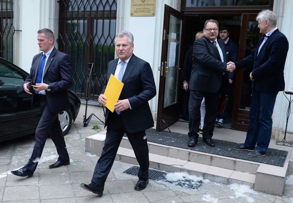 Aleksander Kwaśniewski i Ryszard Kalisz