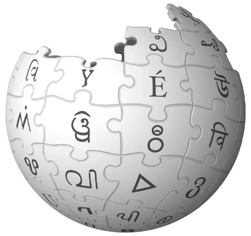 Nowa wiki-kulka (widok od frontu). Słynny Puzzle Globe. Prócz nowej czcionki, logo ma nieco inną barwę i prawdpodobnie będzie lokalizowane w różnych wersja językowych