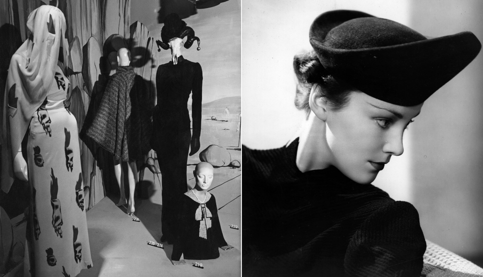 Schiaparelli jellegzetes darabjai és ikonikus kalapja