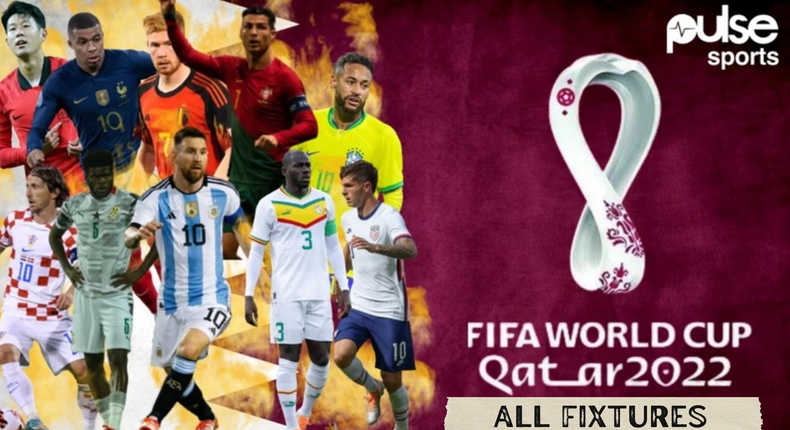 FIFA World Cup Qatar 2022 group fixtures, round of 16, quarterfinals, semifinals, final fixtures