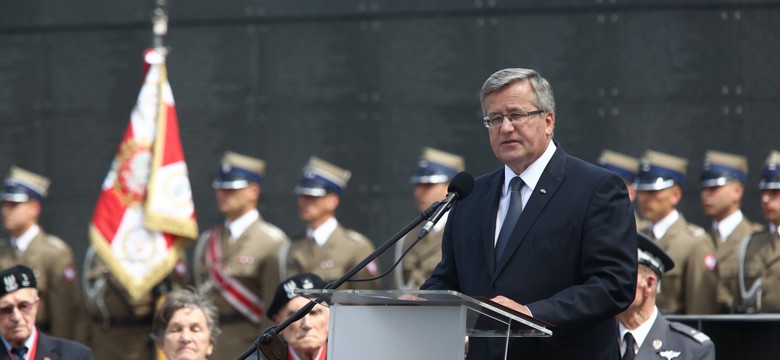 Komorowski: Polska i Europa są dłużnikami powstańców