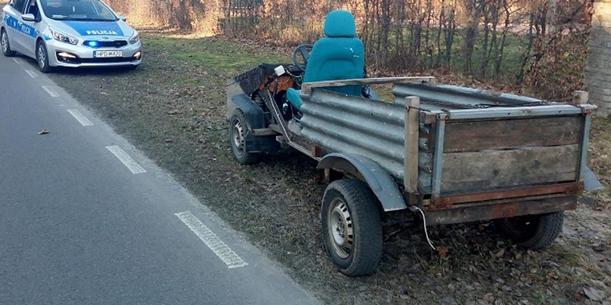 Czterokołowiec z eternitu 