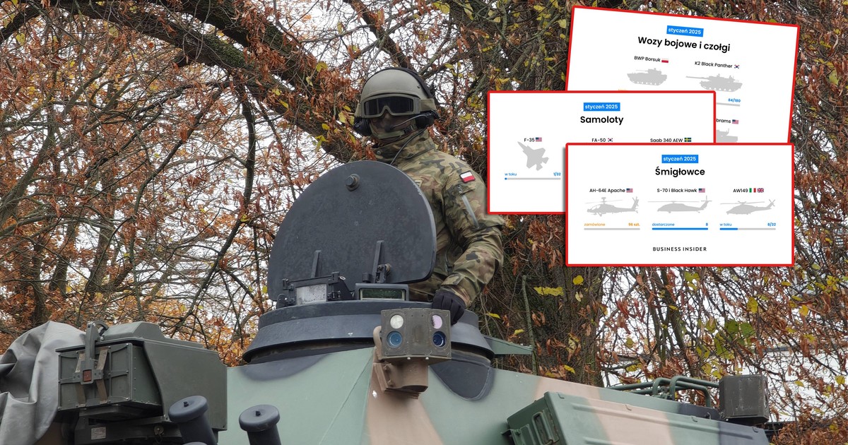 Polska armia staje się potęgą. Oto sprzęt, na który czekamy [INFOGRAFIKI]