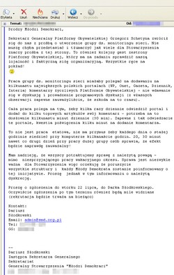 Tajna instrukcja PO: Przejąć internet!