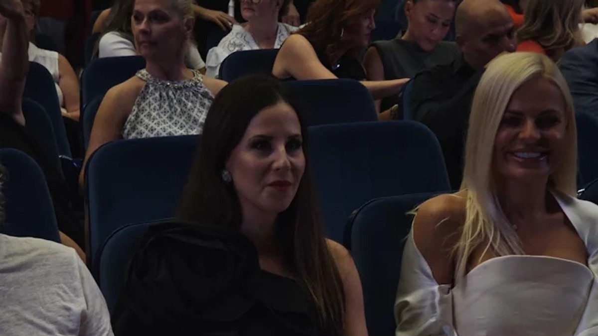 Tamara Vučić na koncertu Ane Bekute