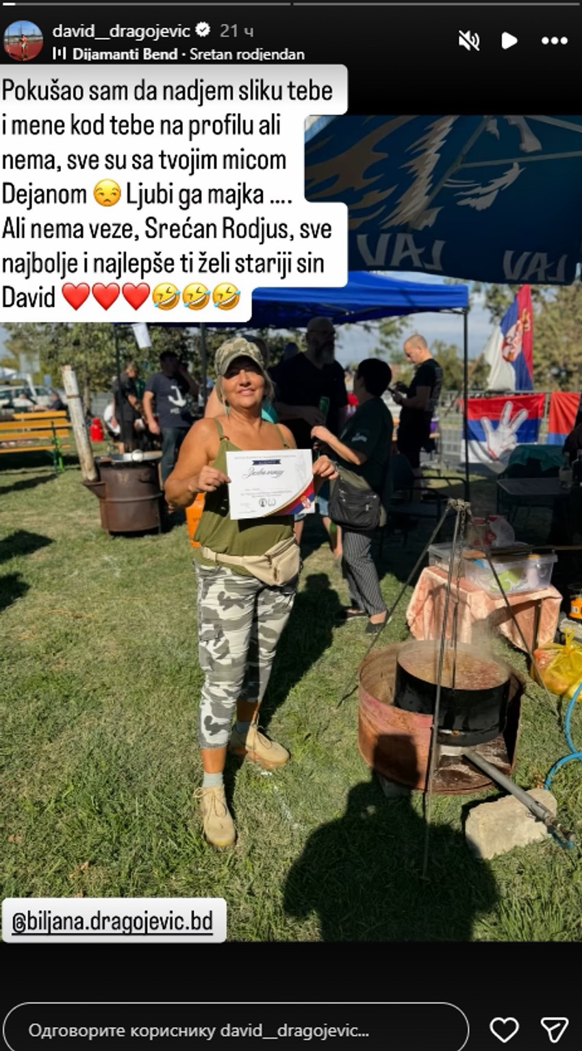 Slavlje u domu Dragojevića,David se obratio dirljivim rečima,čestitke stižu