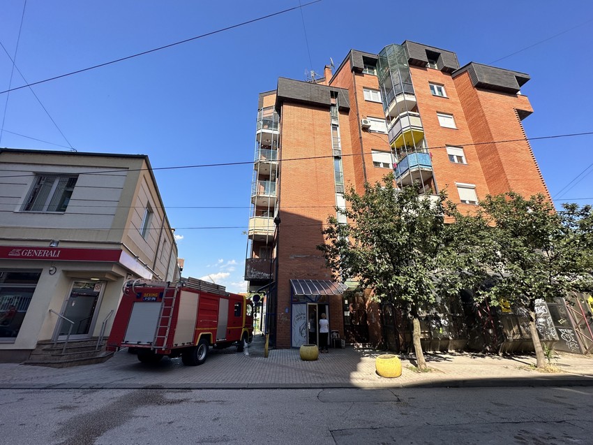 Požar u centru Čačka