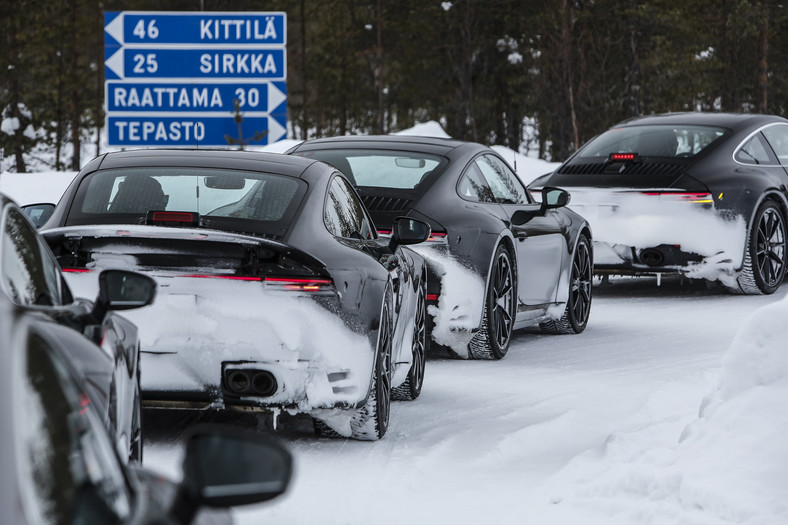 Nowe Porsche 911 podczas testów