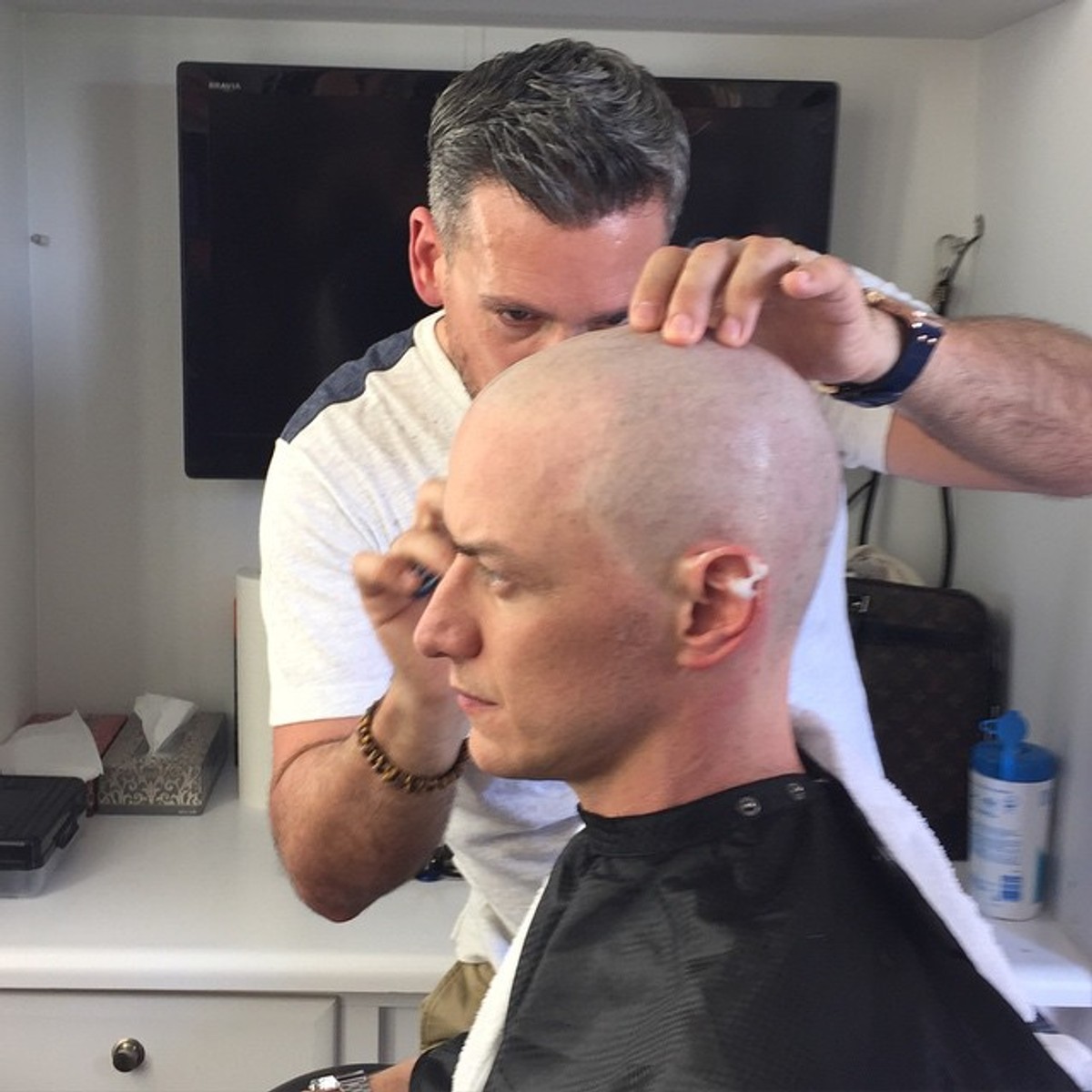 James McAvoy jest już łysym mutantem
