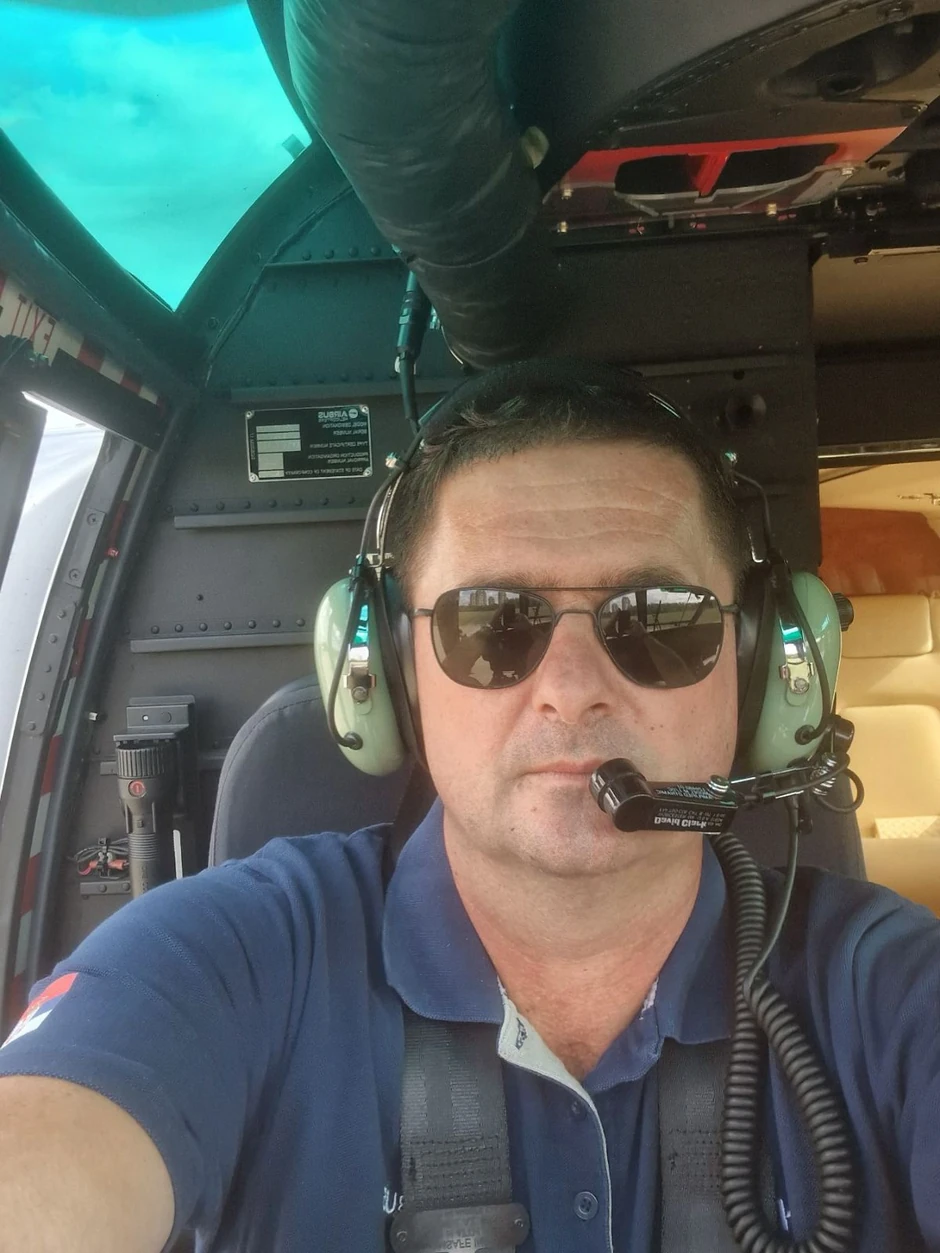 Pilot Helikopterske jedinice MUP Jovica Mihailović 