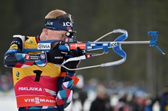 Johannes Thingnes Boe z dużą przewagą wygrał w Pokljuce