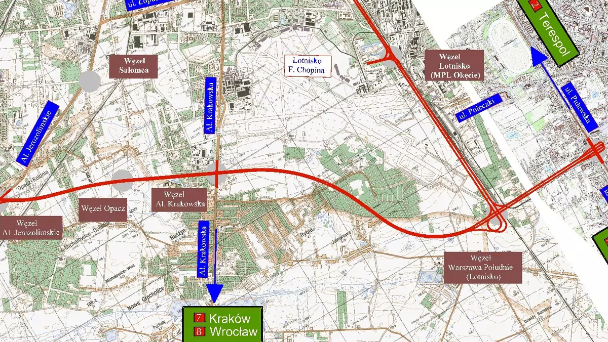 Południowa Obwodnica Warszawy ma 20 km