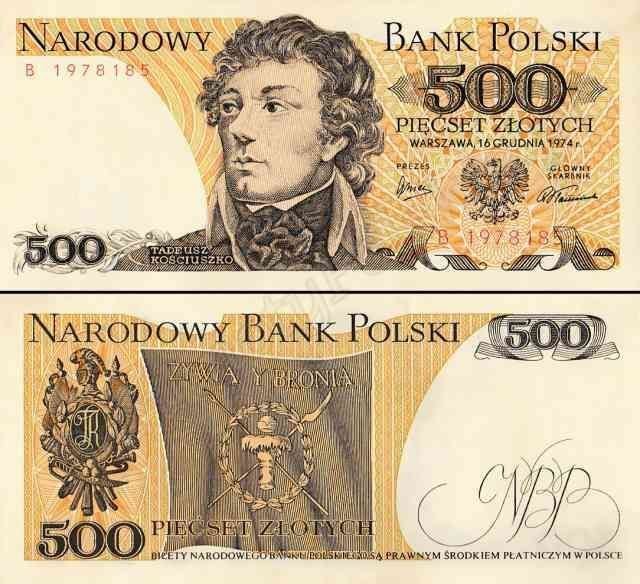 Banknoty z serii "Wielcy Polacy" 