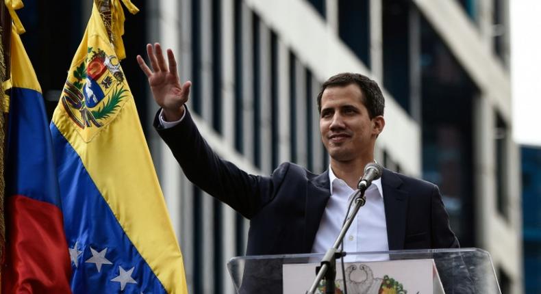 Venezuela's National Assembly head Juan Guaido declared himself the country's 'acting president'