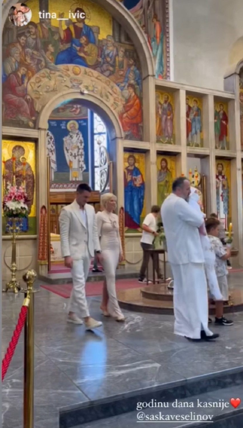 Saška i Đole krstili sina