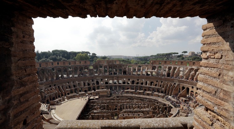 Micsoda kilátás - Megnyitották a Colosseum legfelső szintjét