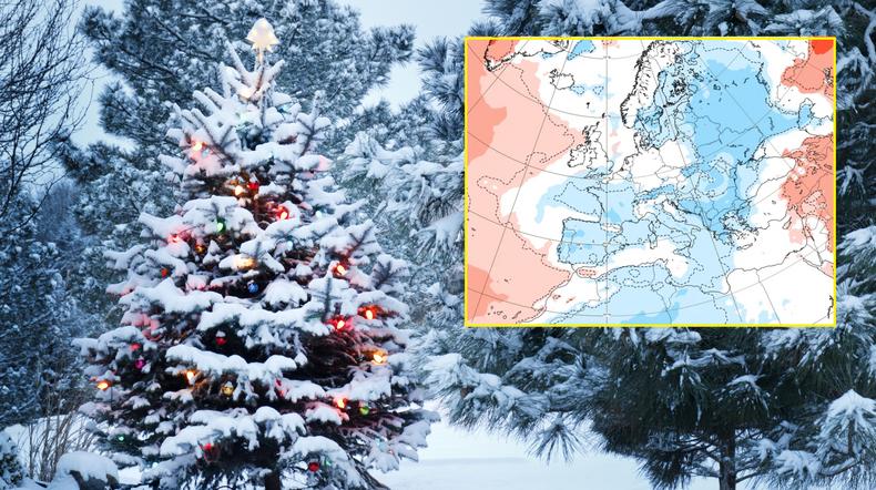 Pogoda zrobi nam prezent na Boże Narodzenie? W prognozach nastąpił zwrot (mapa: ECMWF)