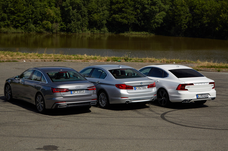 Audi A6 kontra Volvo S90 i BMW serii 5