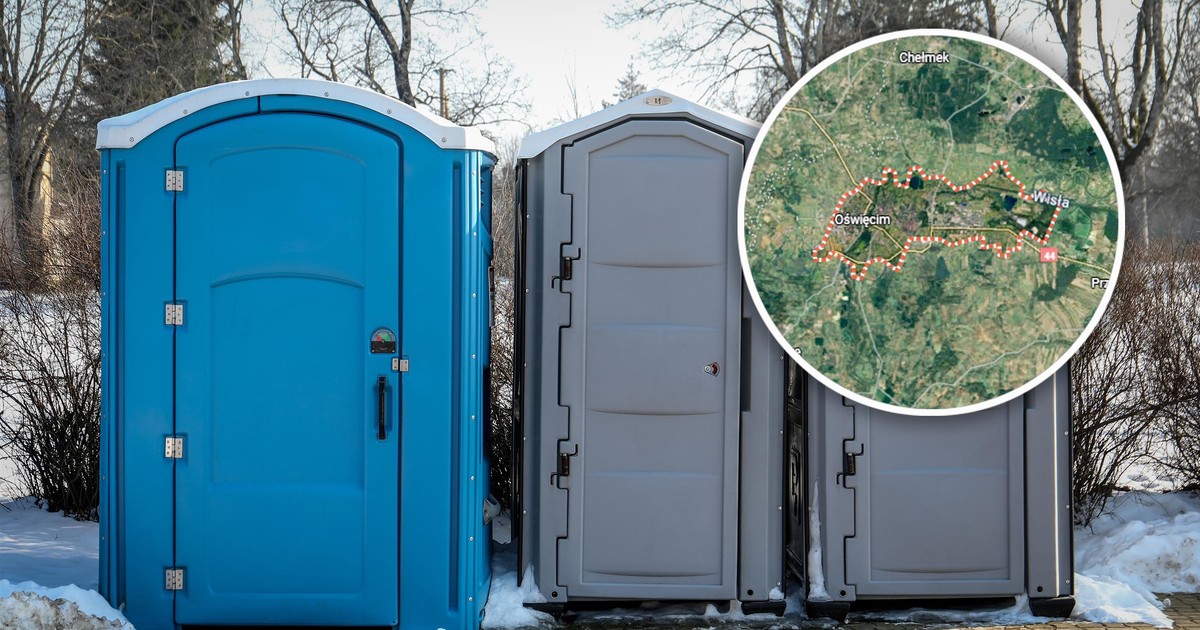 Wszedł do przenośnej toalety i już z niej nie wyszedł. "Pukali do drzwi"