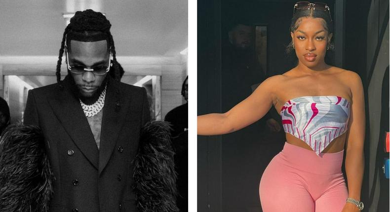 Nigerian singer Burna Boy and the lady he allegedly assaulted Breilla Neme [Instagram/BurnaBoyGram] [Instagram/NemeBreilla]