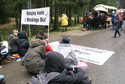 Fiakrzy rozpędzili protest obrońców zwierząt