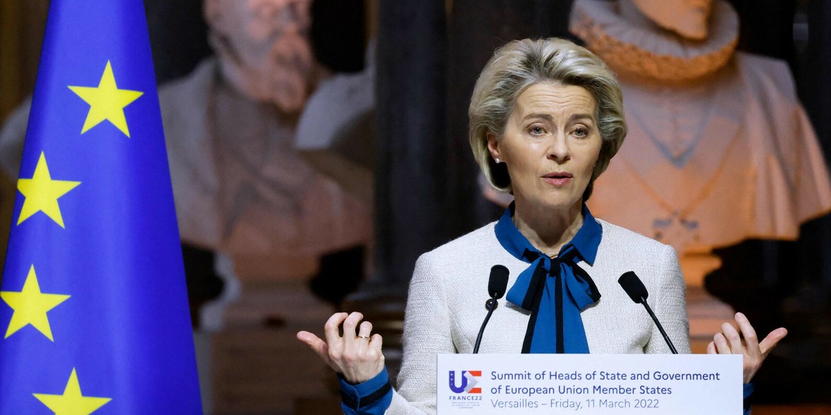 Przewodnicząca Komisji Europejskiej Ursula von der Leyen.