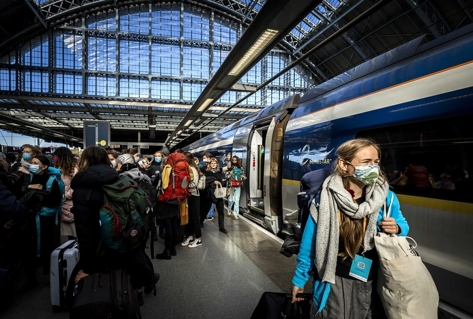 Klimatski aktivisti na putu za Glazgov