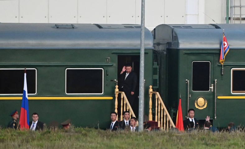 Słynny pancerny pociąg Kim Dzong Una