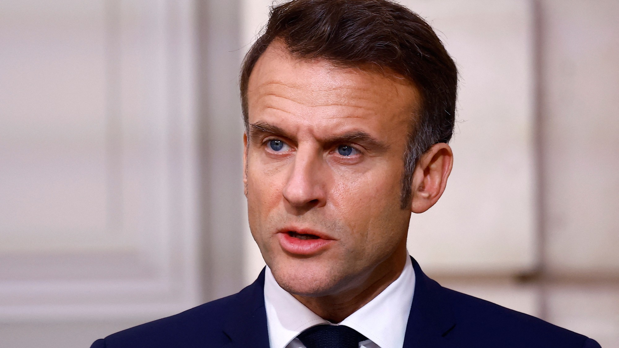 Francúzsky prezident Emmanuel Macron,  REUTERS/Sarah Meyssonnier