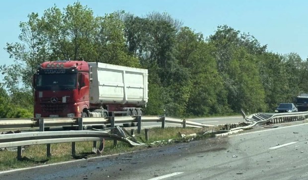 Šleper koji je izazvao saobraćajnu nesreću kod Smedereva