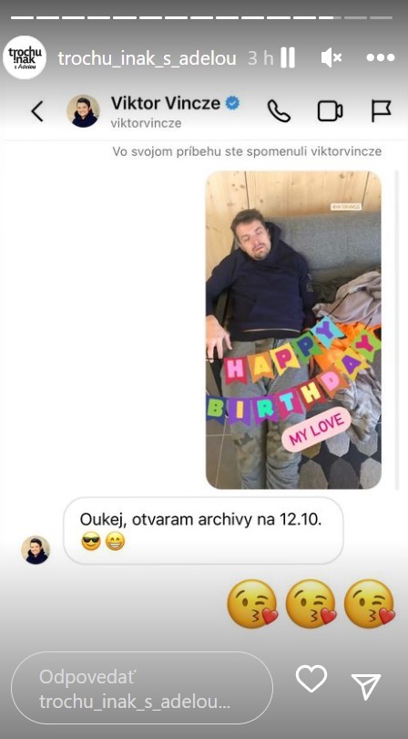 Netrvalo dlho a Viktor odpovedal.