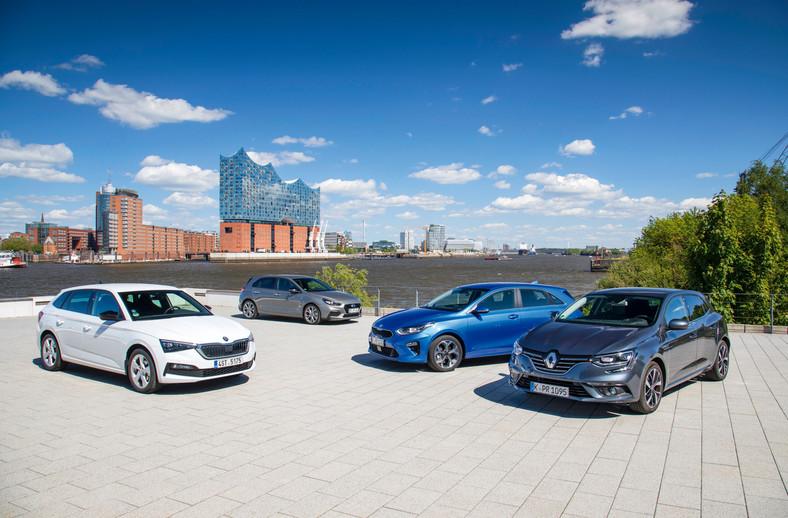 Porównanie Kia Ceed, Hyundai i30, Renault Megane i Skoda