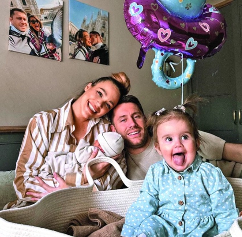 Marija Mikić sa porodicom