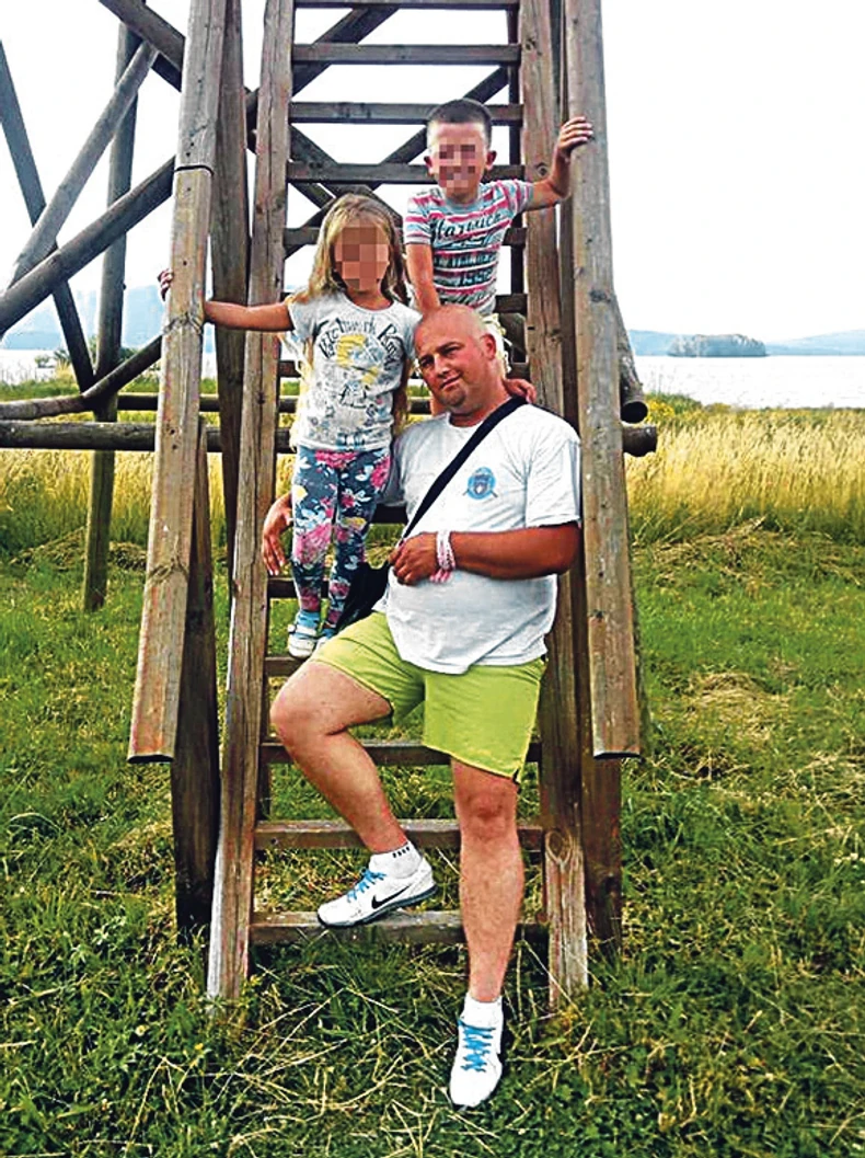 Veljko i Natalija sa  ocem Vasilijem