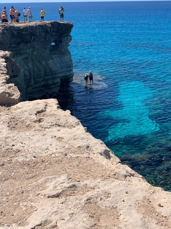 Cape Greco. Stąd śmiałkowie skaczą do wody