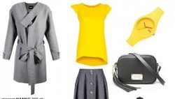 Szarość i żółć - letnie STYLIZACJE z energetycznym wyrazem!