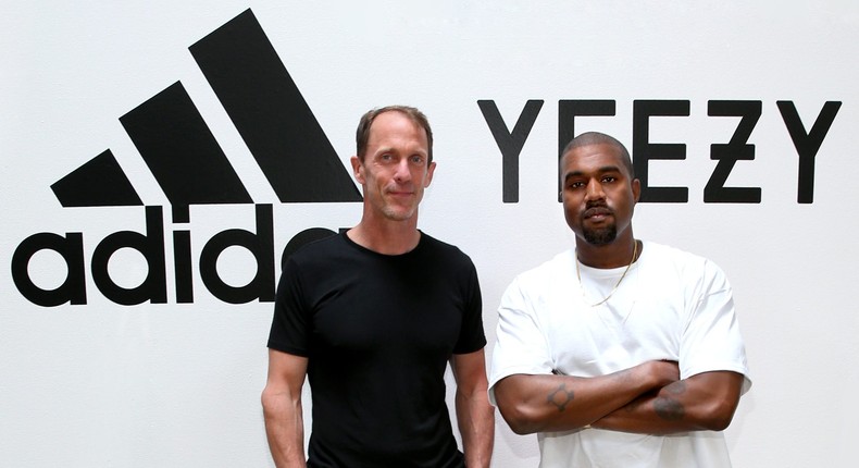 Adidas and Ye announced their partnership in late 2013, and their first sneaker together came out in 2015.Jonathan Leibson/Getty Images