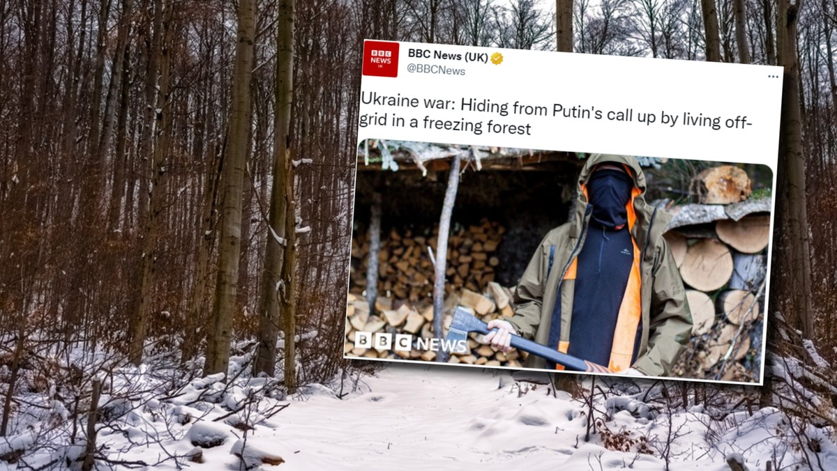 Informatyk z Rosji zimę spędza w lesie. Chowa się tam przed Putinem