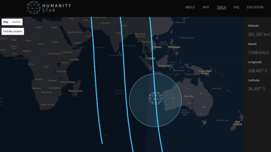 Strona internetowa Humanity Star