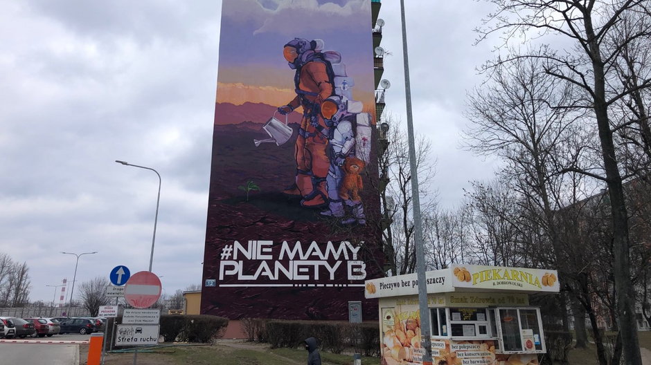 Kielce: nowy mural ma zachęcić do refleksji