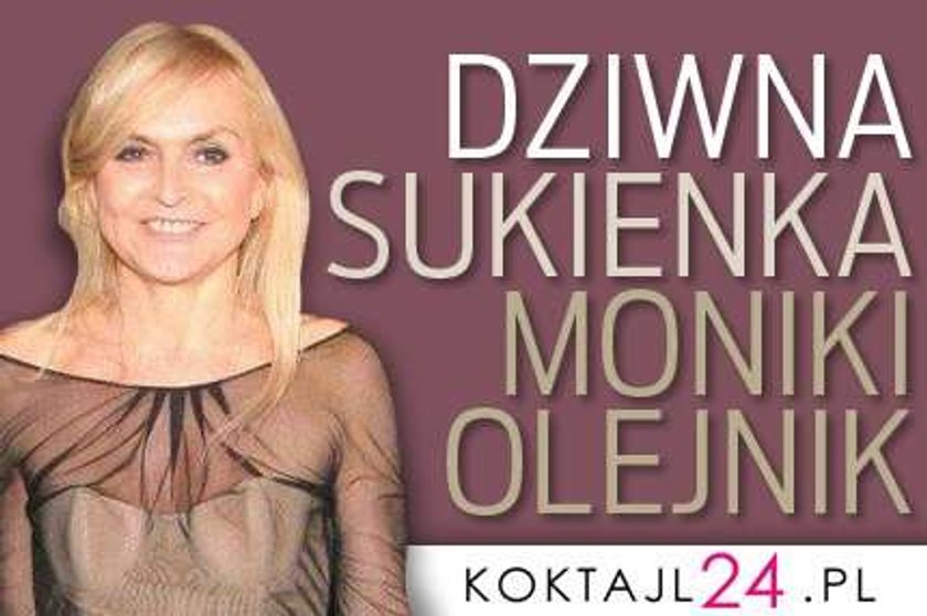 Dziwna sukienka gwiazdy telewizji