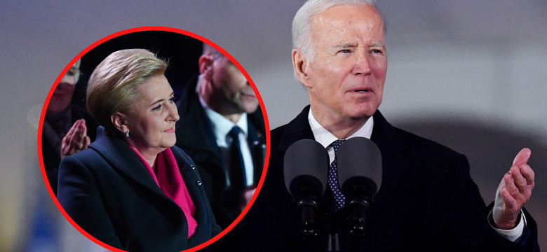 Joe Biden zwrócił się do Agaty Kornhauser-Dudy. "Pierwsza damo, kochamy panią"
