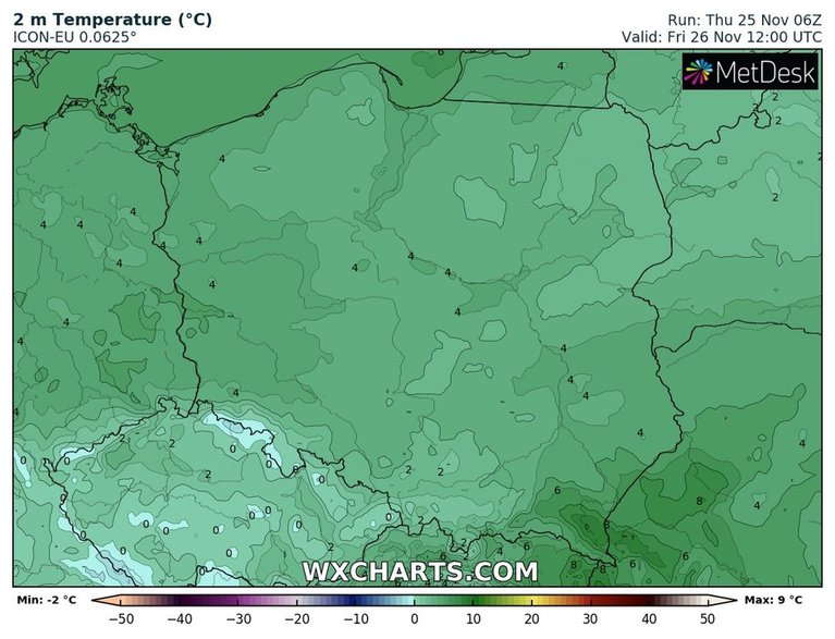 Najcieplej będzie na południowym wschodzie