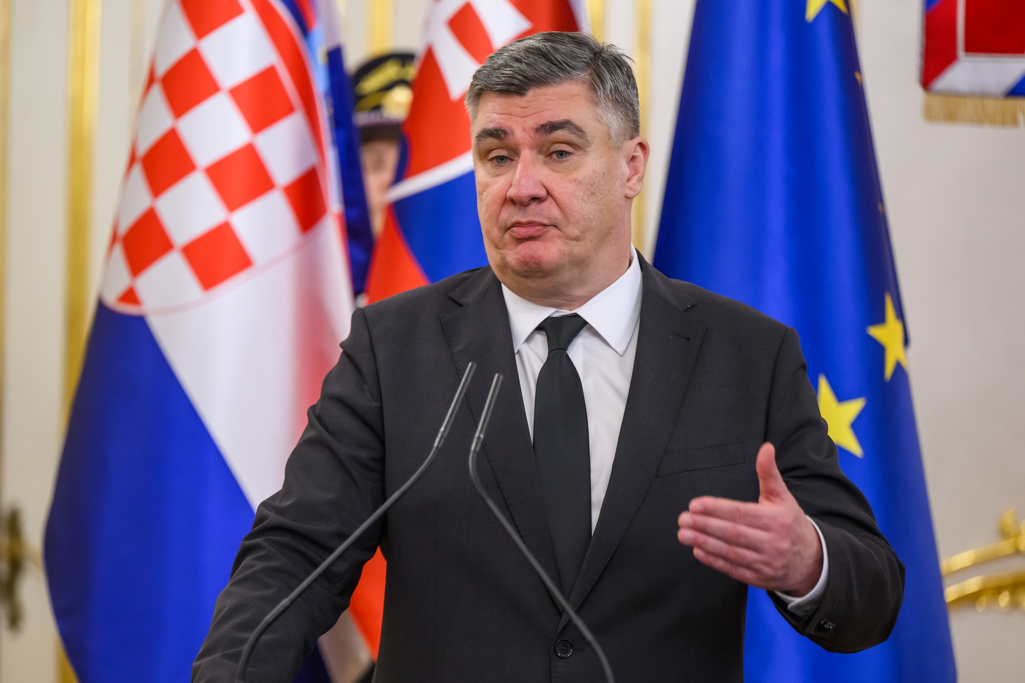 Chorvátsky prezident Zoran Milanovič. 