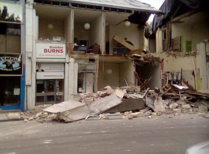 Po trzęsieniu ziemi w Christchurch