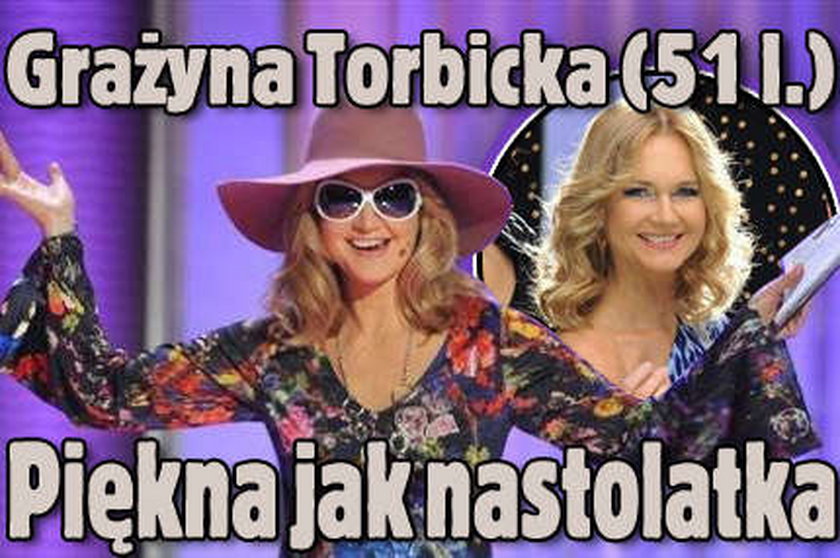 Grażyna Torbicka piękna jak nastolatka